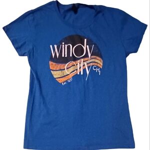Womens Windy City Chicago Tee Shirt - Size M